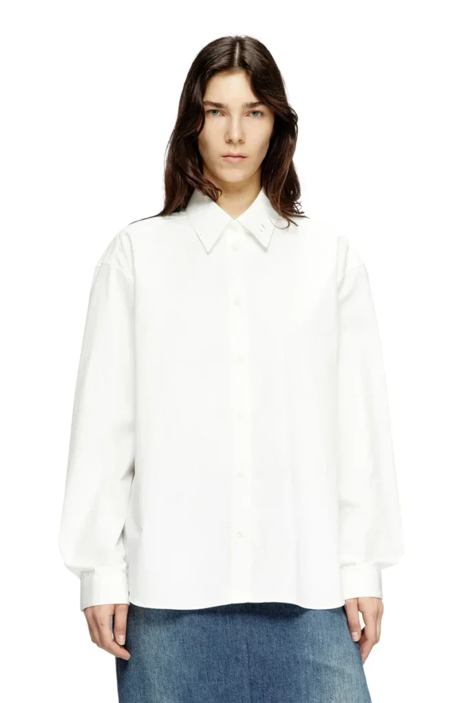 s-simply-c-wn-r1 Boyfriend shirt with Oval D