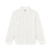s-simply-gsbg Wool blend shirt with Oval D embroidery s-simply-gsbg Wool blend shirt with Oval D embroidery