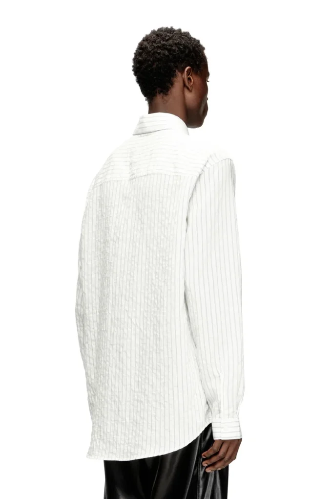 s-simply-gsbg Wool blend shirt with Oval D embroidery s-simply-gsbg Wool blend shirt with Oval D embroidery
