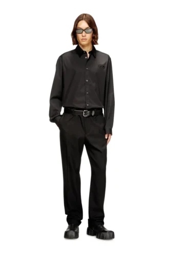 s-simply-gsbh Stretch poplin shirt with embroidery