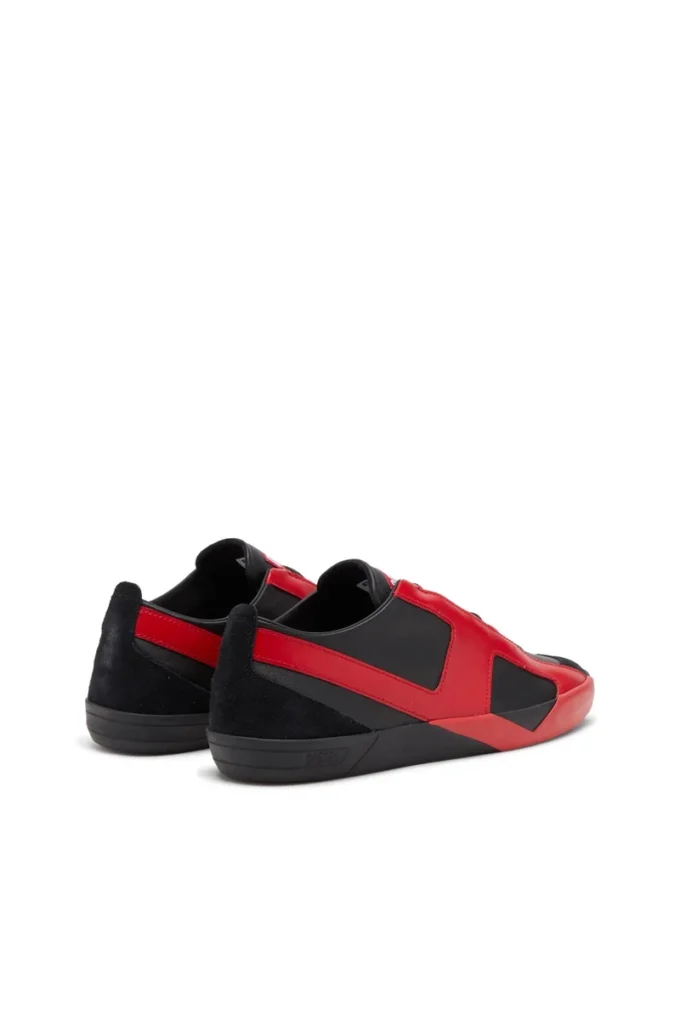 s-slante-d low S-Slante-D-Sneakers in suede and leather with D logo s-slante-d low S-Slante-D-Sneakers in suede and leather with D logo