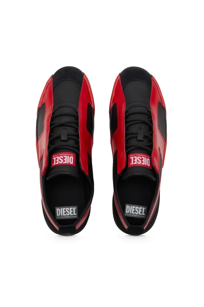s-slante-d low S-Slante-D-Sneakers in suede and leather with D logo s-slante-d low S-Slante-D-Sneakers in suede and leather with D logo