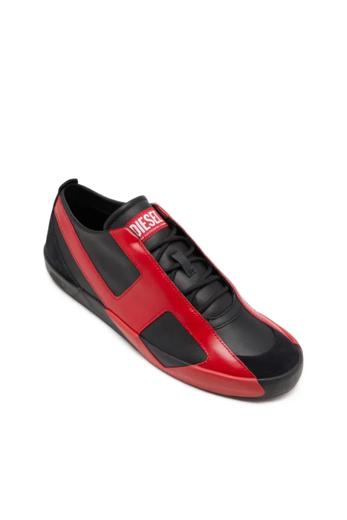 s-slante-d low S-Slante-D-Sneakers in suede and leather with D logo s-slante-d low S-Slante-D-Sneakers in suede and leather with D logo