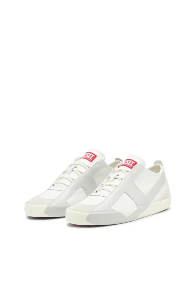 s-slante-d low S-Slante-D-Sneakers in suede and leather with D logo s-slante-d low S-Slante-D-Sneakers in suede and leather with D logo