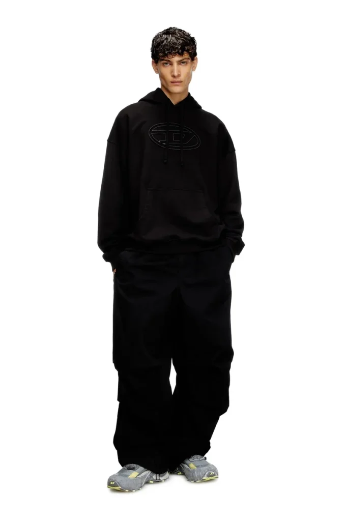 s-ummer-bigoval Hoodie with embossed Oval D