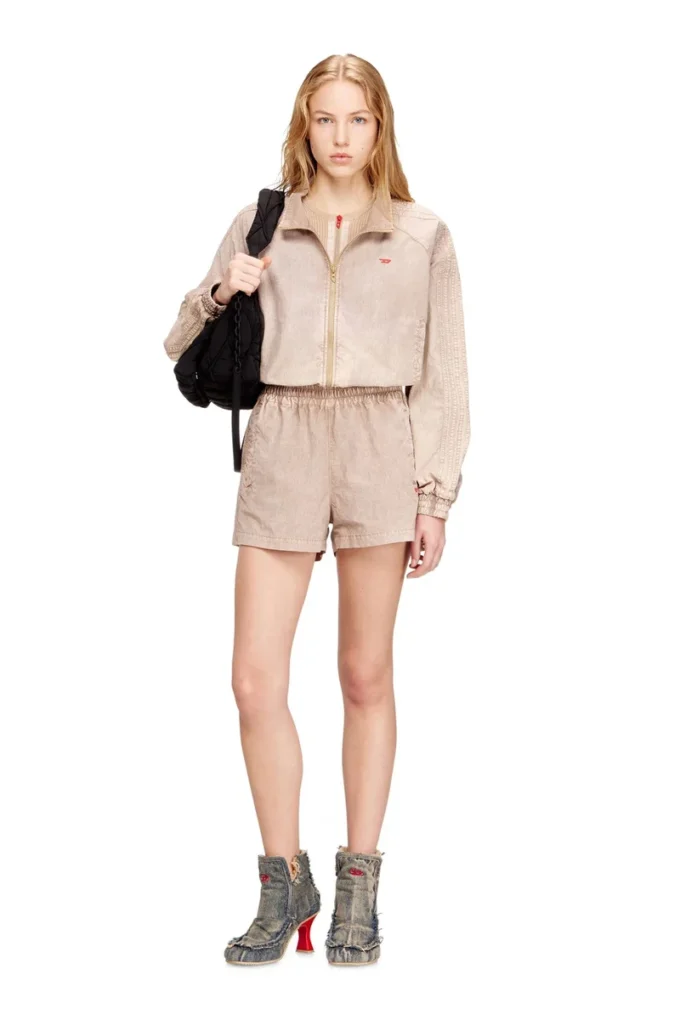 s-unny Nylon shorts with side bands s-unny Nylon shorts with side bands