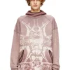 s-waf-hood-new Faded waffle hoodie with graphic print s-waf-hood-new Faded waffle hoodie with graphic print