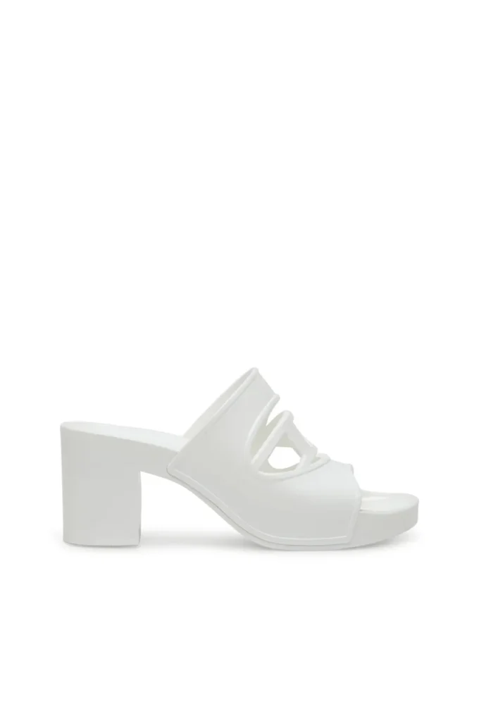 sa-bonnie Sa-Bonnie-Heeled rubber slides with cut-out logo sa-bonnie Sa-Bonnie-Heeled rubber slides with cut-out logo
