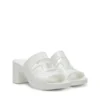 sa-bonnie Sa-Bonnie-Heeled rubber slides with cut-out logo sa-bonnie Sa-Bonnie-Heeled rubber slides with cut-out logo