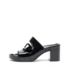 sa-bonnie Sa-Bonnie-Heeled rubber slides with cut-out logo sa-bonnie Sa-Bonnie-Heeled rubber slides with cut-out logo