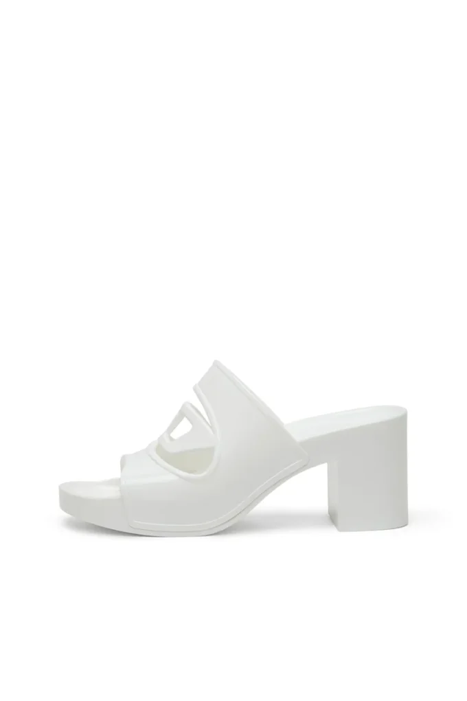 sa-bonnie Sa-Bonnie-Heeled rubber slides with cut-out logo sa-bonnie Sa-Bonnie-Heeled rubber slides with cut-out logo