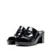 sa-bonnie Sa-Bonnie-Heeled rubber slides with cut-out logo sa-bonnie Sa-Bonnie-Heeled rubber slides with cut-out logo