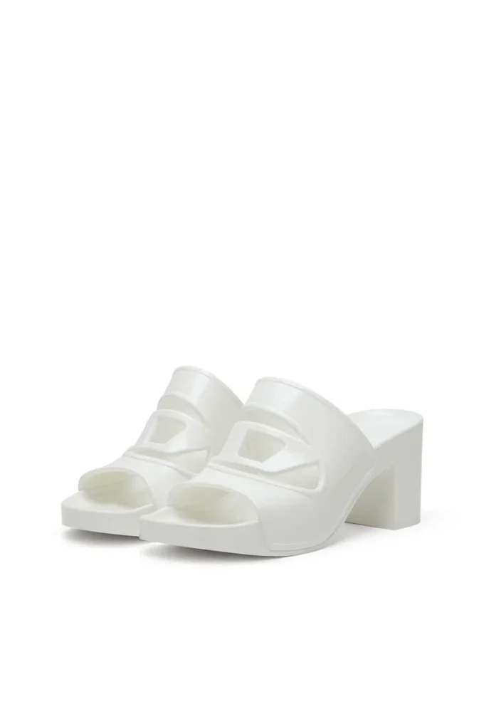 sa-bonnie Sa-Bonnie-Heeled rubber slides with cut-out logo sa-bonnie Sa-Bonnie-Heeled rubber slides with cut-out logo