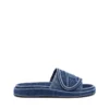 sa-slide d oval Sa-Slide D-Denim slides with embossed strap sa-slide d oval Sa-Slide D-Denim slides with embossed strap