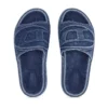 sa-slide d oval Sa-Slide D-Denim slides with embossed strap sa-slide d oval Sa-Slide D-Denim slides with embossed strap