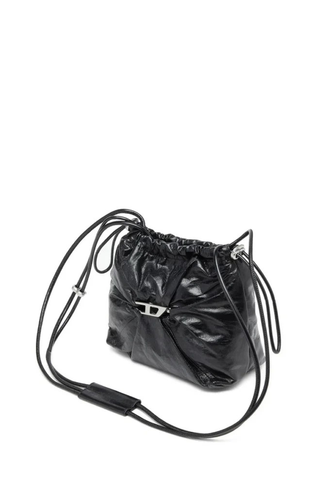 scrunch-d bucket Scrunch-D-Bucket bag in shiny wrinkled leather scrunch-d bucket Scrunch-D-Bucket bag in shiny wrinkled leather