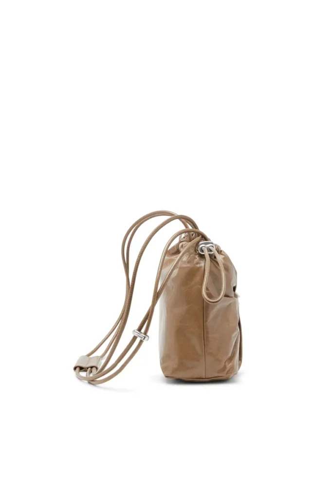 scrunch-d bucket Scrunch-D-Bucket bag in shiny wrinkled leather scrunch-d bucket Scrunch-D-Bucket bag in shiny wrinkled leather