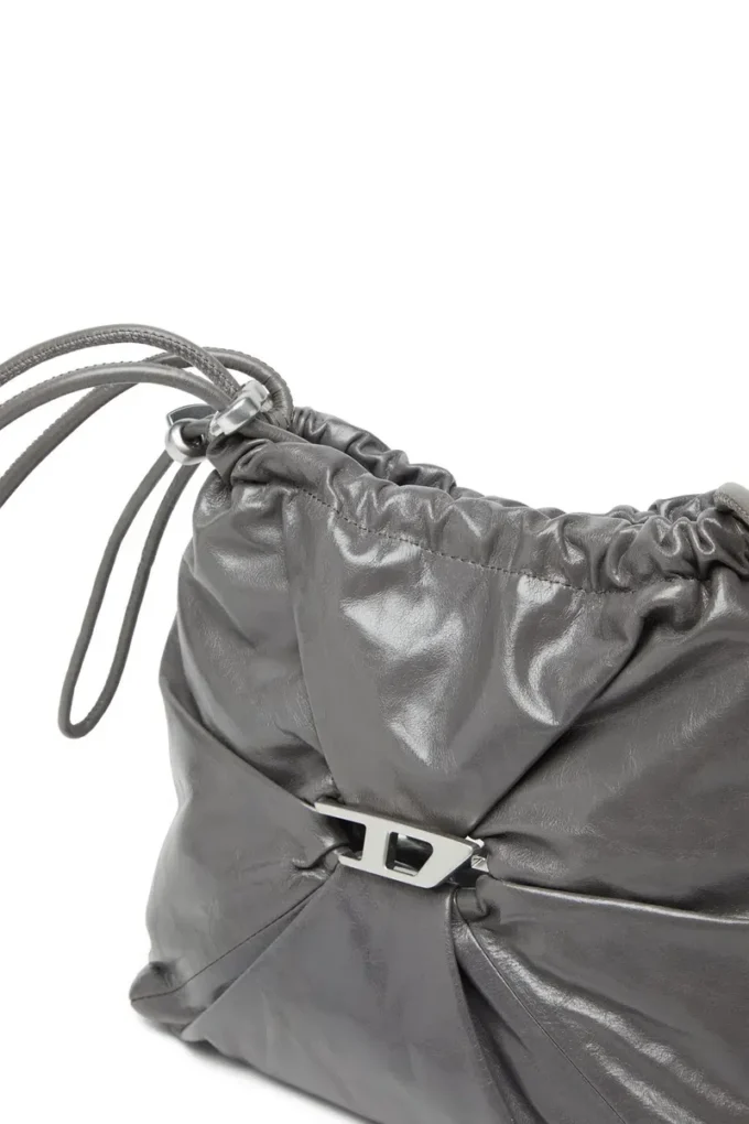 scrunch-d bucket Scrunch-D-Bucket bag in shiny wrinkled leather scrunch-d bucket Scrunch-D-Bucket bag in shiny wrinkled leather