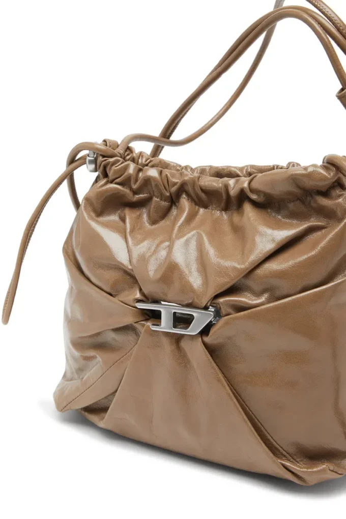 scrunch-d bucket Scrunch-D-Bucket bag in shiny wrinkled leather scrunch-d bucket Scrunch-D-Bucket bag in shiny wrinkled leather