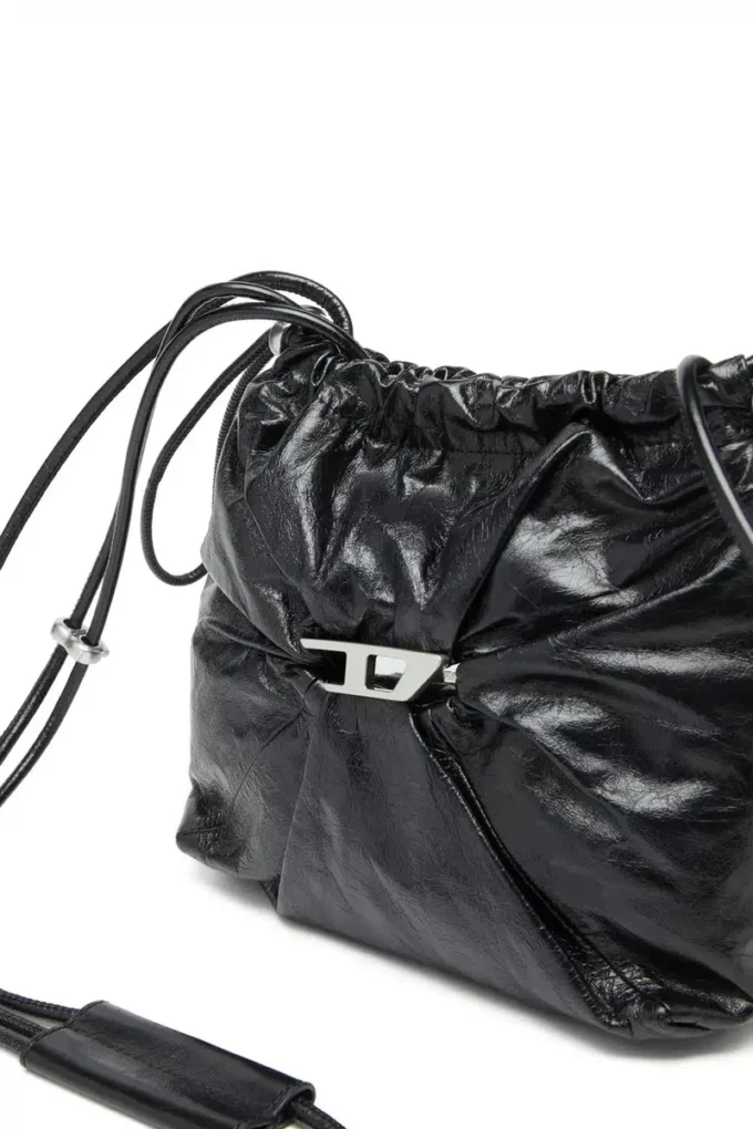 scrunch-d bucket Scrunch-D-Bucket bag in shiny wrinkled leather scrunch-d bucket Scrunch-D-Bucket bag in shiny wrinkled leather