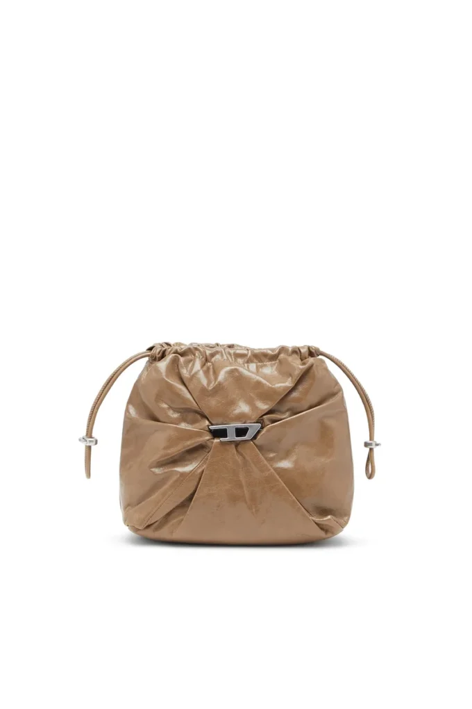 scrunch-d bucket Scrunch-D-Bucket bag in shiny wrinkled leather scrunch-d bucket Scrunch-D-Bucket bag in shiny wrinkled leather