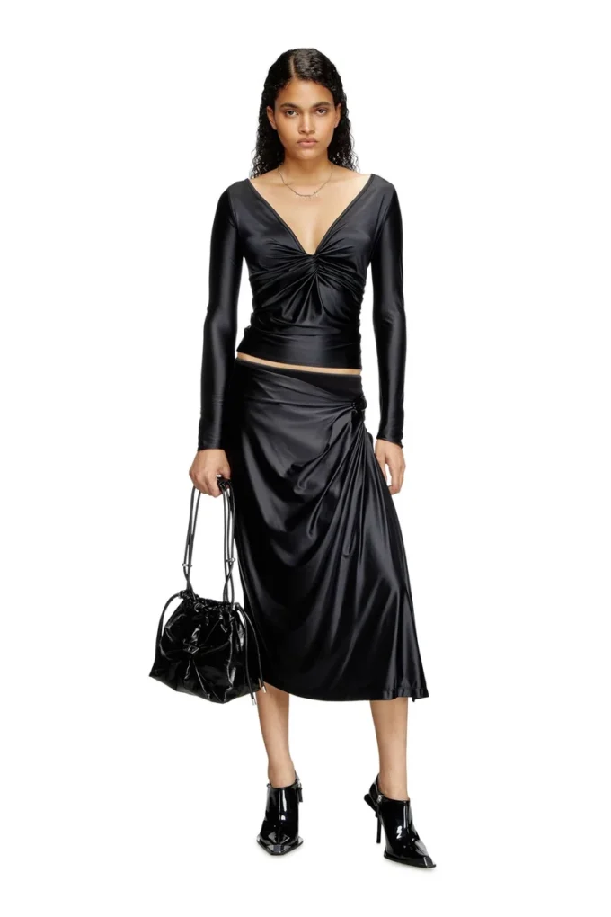 scrunch-d bucket Scrunch-D-Bucket bag in shiny wrinkled leather scrunch-d bucket Scrunch-D-Bucket bag in shiny wrinkled leather