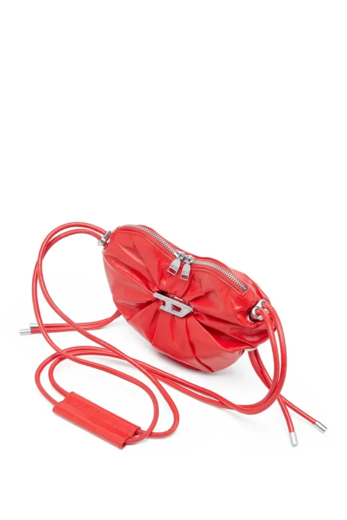 scrunch-d heart Scrunch-D-Heart shoulder bag in scrunched leather scrunch-d heart Scrunch-D-Heart shoulder bag in scrunched leather