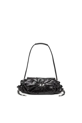 scrunch-d shoulder s Scrunch-D S-Shoulder bag in scrunched leather