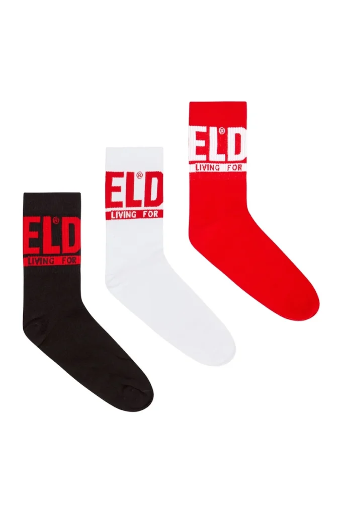 skm-ray-threepack 3-pack of logo cuff socks skm-ray-threepack 3-pack of logo cuff socks
