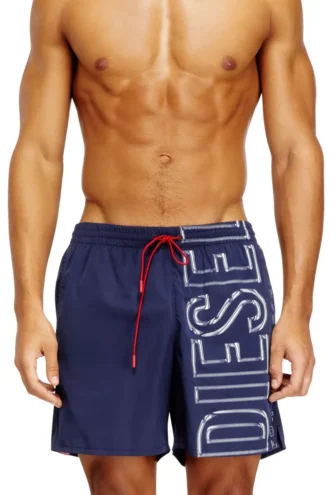 soccer-41-d-core Swim shorts with oversized logo print