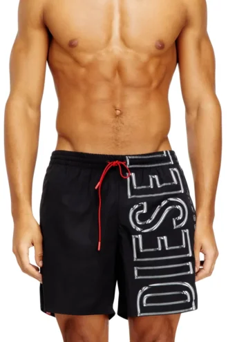 soccer-41-d-core Swim shorts with oversized logo print