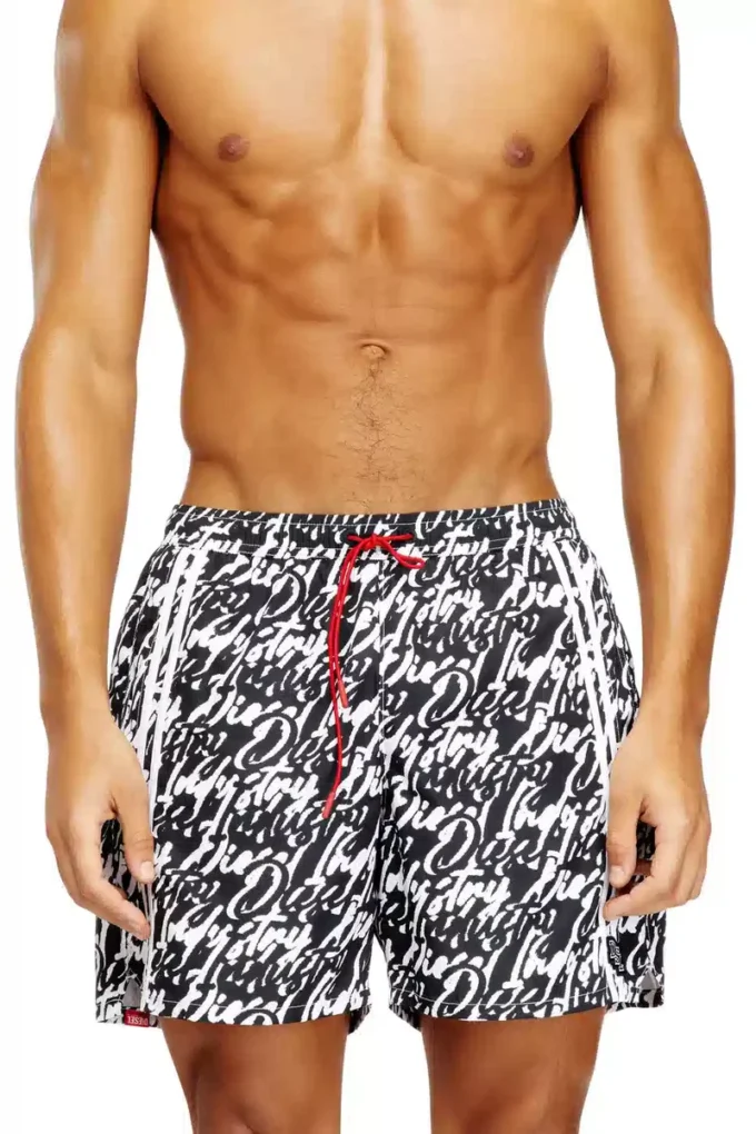 soccer-41-d-pop Swim shorts with all-over logo print soccer-41-d-pop Swim shorts with all-over logo print