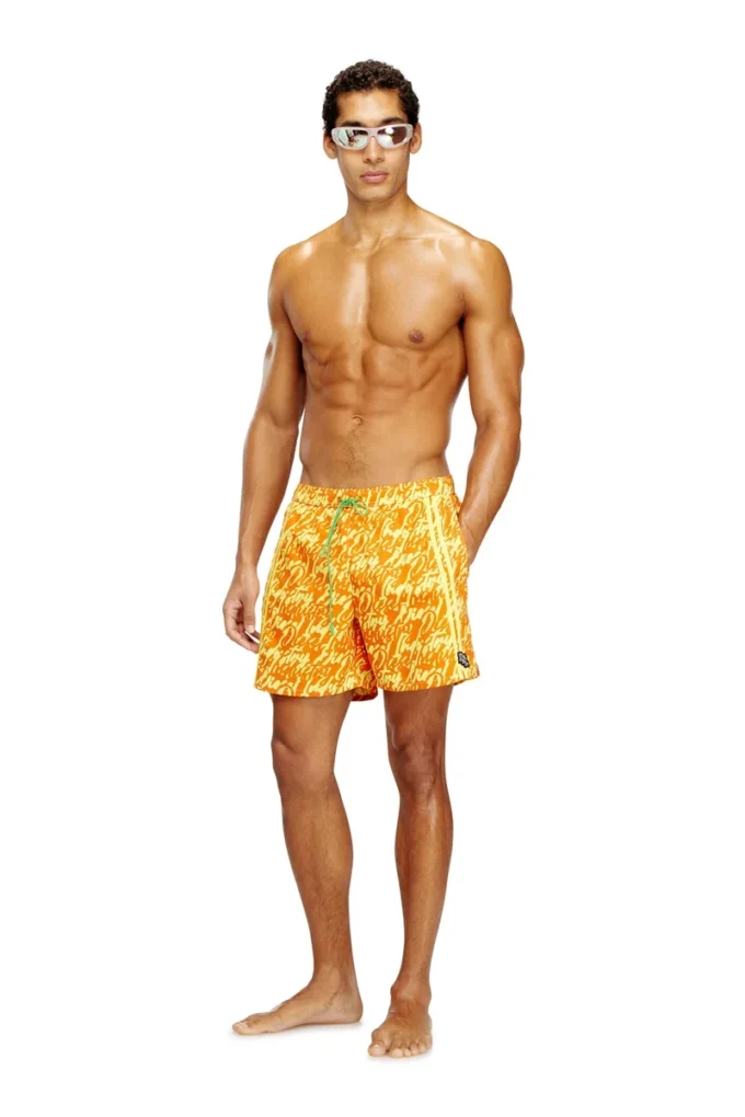 soccer-41-d-pop Swim shorts with all-over logo print soccer-41-d-pop Swim shorts with all-over logo print