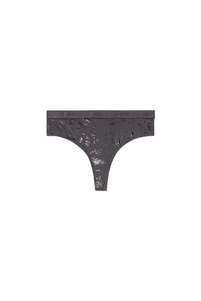 stars-gft Thong in metallic-effect stretch cotton stars-gft Thong in metallic-effect stretch cotton