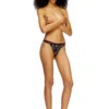 stars-utlt-3pack Three-pack thongs with candy cane print stars-utlt-3pack Three-pack thongs with candy cane print