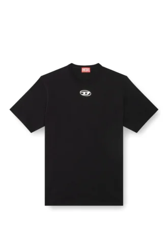 t-adjust-od T-shirt with metallic Oval D