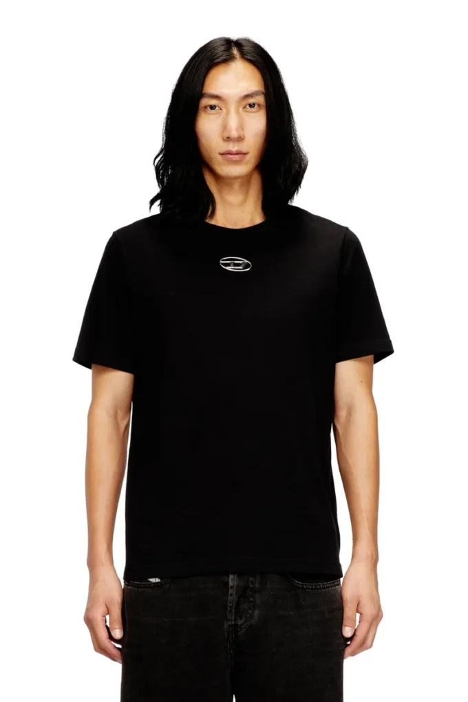 t-adjust-od T-shirt with metallic Oval D t-adjust-od T-shirt with metallic Oval D
