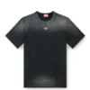 t-adjust-t1 Faded T-shirt with cut-out Oval D
