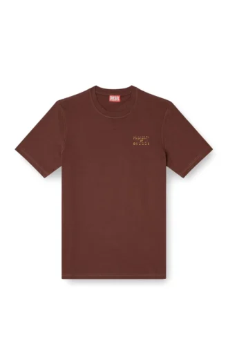 t-adjust-v5 Regular cotton T-shirt with puff print