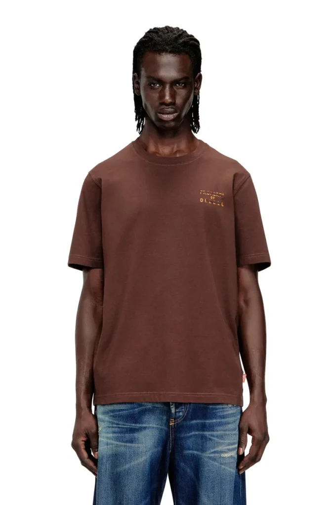 t-adjust-v5 Regular cotton T-shirt with puff print t-adjust-v5 Regular cotton T-shirt with puff print