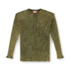 t-ally Henley top in treated wide-rib jersey t-ally Henley top in treated wide-rib jersey