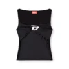 t-amai Nylon jersey top with ruching t-amai Nylon jersey top with ruching