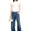 t-angie-od T-shirt with cut-out embroidered logo t-angie-od T-shirt with cut-out embroidered logo