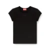 t-angie-od T-shirt with cut-out embroidered logo t-angie-od T-shirt with cut-out embroidered logo