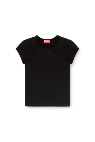 t-angie-od T-shirt with cut-out embroidered logo
