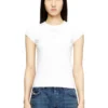t-angie-od T-shirt with cut-out embroidered logo t-angie-od T-shirt with cut-out embroidered logo