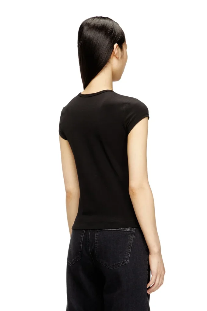 t-angie-od T-shirt with cut-out embroidered logo t-angie-od T-shirt with cut-out embroidered logo
