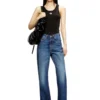 t-anki-od Slim ribbed tank top with metallic Oval D t-anki-od Slim ribbed tank top with metallic Oval D