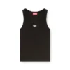 t-anki-od Slim ribbed tank top with metallic Oval D t-anki-od Slim ribbed tank top with metallic Oval D