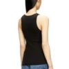 t-anki-od Slim ribbed tank top with metallic Oval D t-anki-od Slim ribbed tank top with metallic Oval D